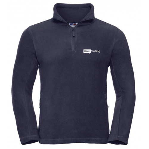 User Testing Quarter Zip + Beanie